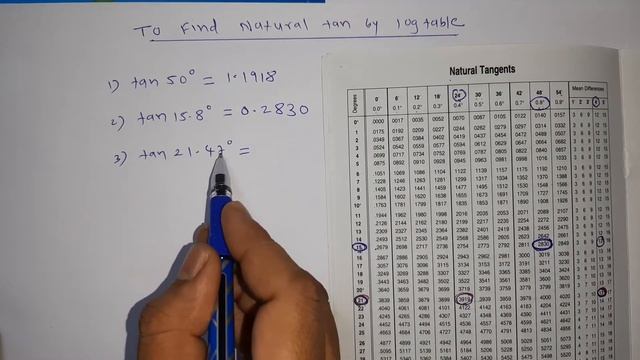 HOW to Find Natural Tangents (tan) by LogTable смотреть онлайн