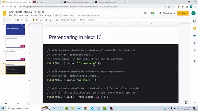 Nextjs 13 Data Fetching/Prerendering in 9 minutes смотреть онлайн