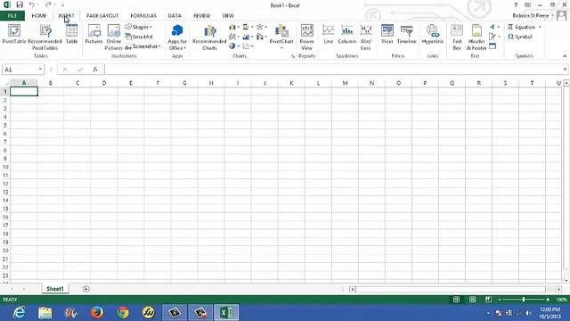 Learn Excel Video 1 - Microsoft Excel 2013 Ribbon Menu смотреть онлайн