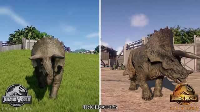 Jurassic World Evolution 1 vs Jurassic World Evolution 2 смотреть онлайн