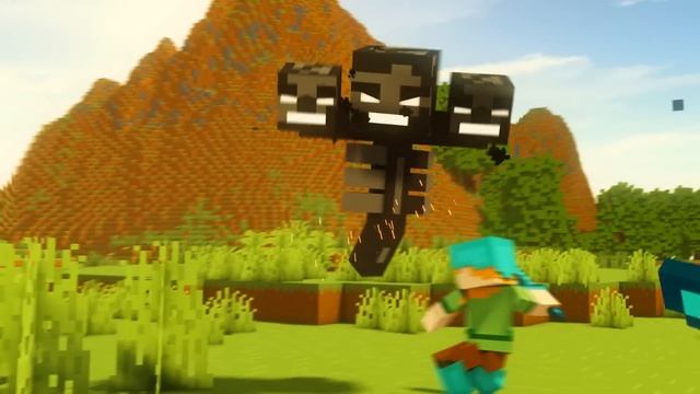 "With Me Now" - A Minecraft Original Music Video ♪ смотреть онлайн