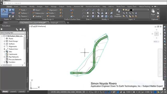 AUTOCAD CIVIL 3D EXPORT FEATURE LINE XML SDF SHP смотреть онлайн