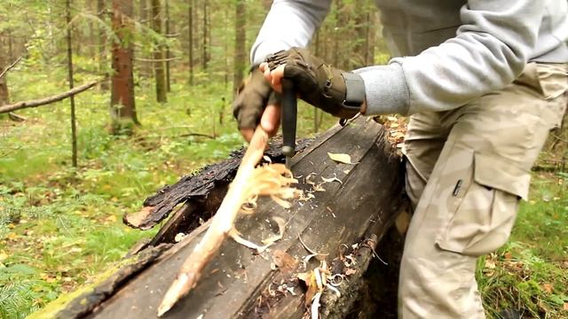 Техника быстрой нарезки огненного пера | Feather Sticks - Extremely Fast Technique смотреть онлайн