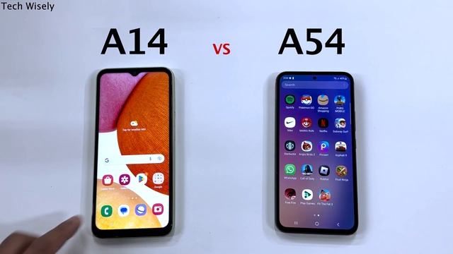 SAMSUNG A14 vs A54 - Speed Test смотреть онлайн