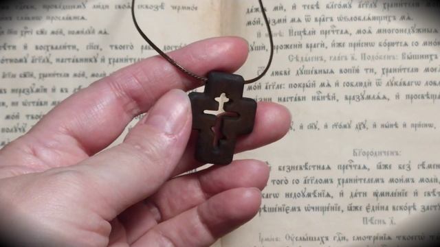 Обет - деревянный нательный крест ручной работы смотреть онлайн