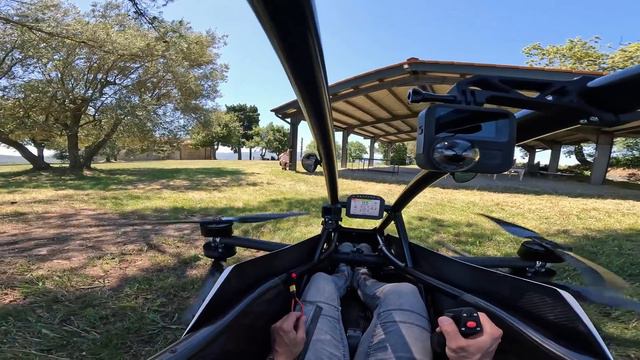 Jetson ONE - Single Seater EVTOL Flying Above The Tuscan Hills - Uncut-(1080p60)