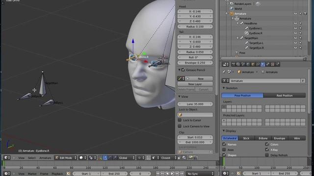 Eye Rigging Tutorial in Blender смотреть онлайн