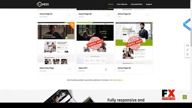 Invess - Accounting and Finance Consulting WordPress Theme advisory elementor theme смотреть онлайн