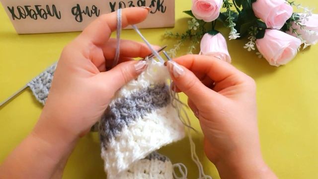 Изящные Носки-следки спицами! Длина подошвы 23 см. смотреть онлайн