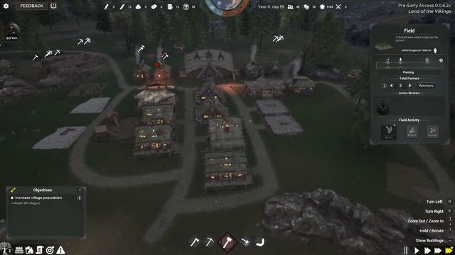 VIKING City Builder!! - Land Of The Vikings EA RELEASE - City Builder Colony Sim