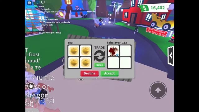 Trading ONLY GOLDEN APPLES CHALLENGE? Roblox Adopt Me! Bubble Plays смотреть онлайн