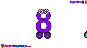 «Numbers 1 to 10 Chant» - (French) Learn to Count English Numbers, Toddler Learning Nursery Rhymes
