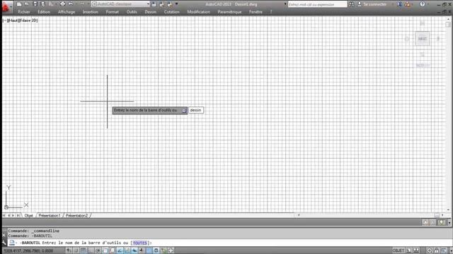 AutoCAD: Ligne de commande et Barres d'outils (Afficher ou Masquer à l'aide des raccourcis clavier) смотреть онлайн