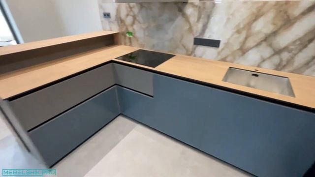 Обзор установленной кухни после контрольной сборки смотреть онлайн