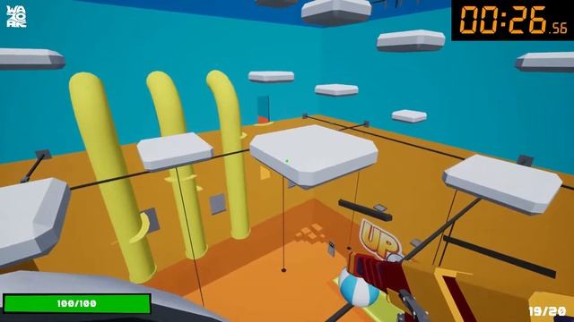 Speedrun - Parkour UP GUN - PB: 00:50.37