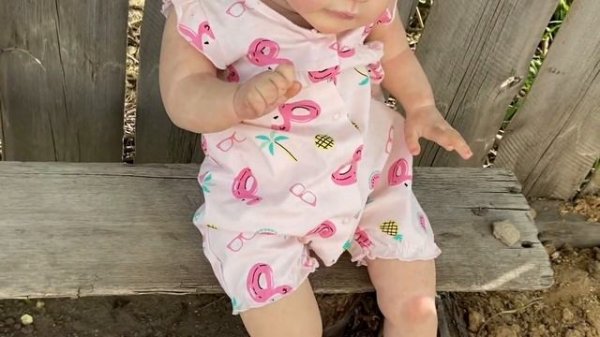 Прогулка с реборном в коляске. С реборном на даче.#реборн