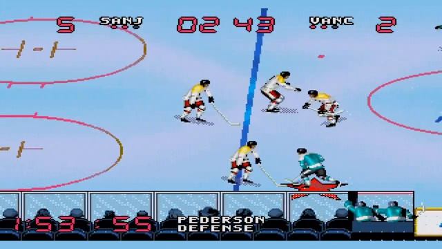 Wayne Gretzky and the NHLPA All-Stars (Sega Genesis) gameplay - San Jose Sharks смотреть онлайн