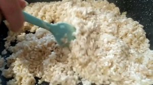 Ризотто с креветками.