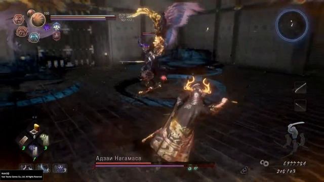 Nioh 2 Сон Сильного Адзаи Нагамаса копье Azai Nagamasa spear смотреть онлайн