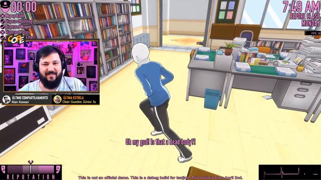 UM SANS NA ESCOLA? UNDERTALE COM YANDERE SIMULATOR! смотреть онлайн
