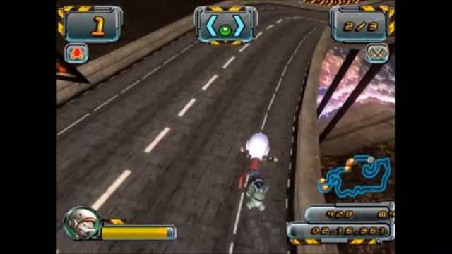 Прохождение игры Crazy Frog Racer 2. Часть 3. Городская трасса