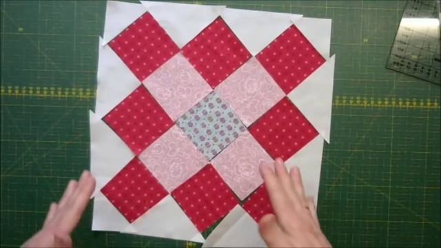 Курс "Азы пэчворка". Урок 33. Блок "бабушкин квадрат". смотреть онлайн