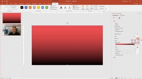 How to design a gradient slide in powerpoint ✔