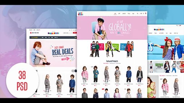 HappyChild - Fashion eCommerce PSD Template | Themeforest Website Templates and Themes смотреть онлайн