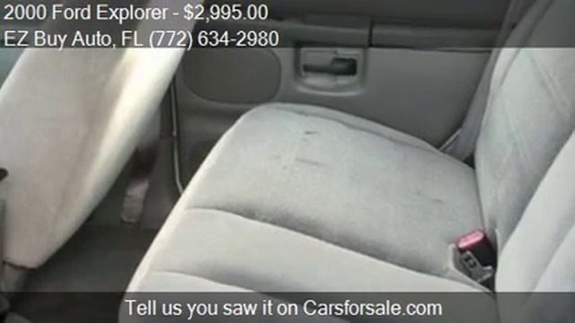 2000 Ford Explorer XLS 4dr SUV for sale in Stuart, FL 34997 смотреть онлайн