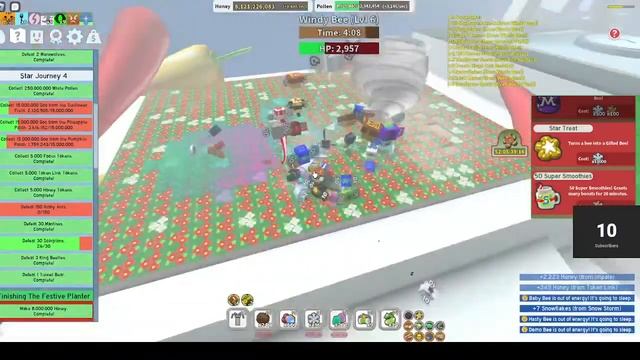 finishing black bears quests! | Roblox Bee Swarm Simulator смотреть онлайн