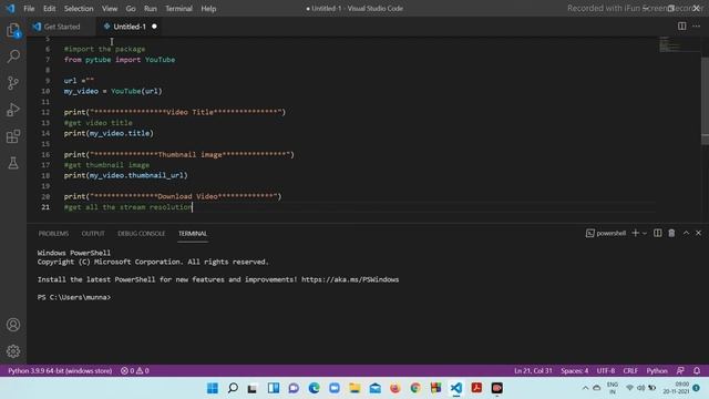 How to Download YouTube Video | Youtube Video Download Using Python | Pytube | Simple Method | смотреть онлайн