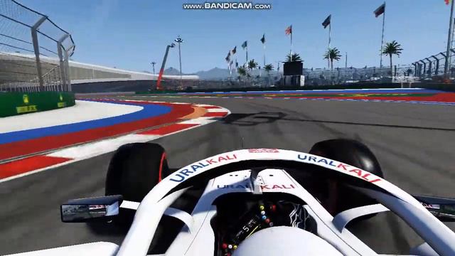 F1 2019 mod 2021 | Nikita Mazepin Haas Gameplay at Sochi Autodrom смотреть онлайн