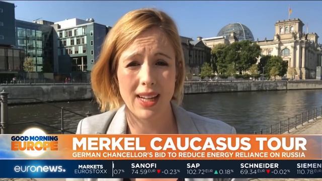 #GME | Angela Merkel is starting a 3 day tour of Georgia, Armenia, and Azerbaijan. смотреть онлайн