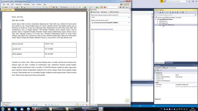 PDF Extractor SDK - VB.NET - Find SSN Number (with Regex) смотреть онлайн