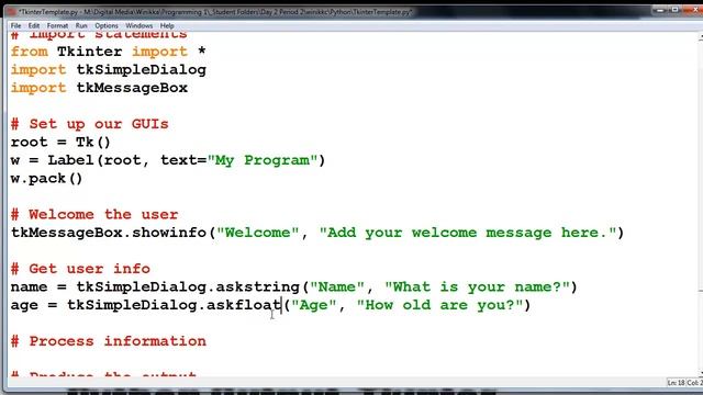 Python Input Output with tKinter смотреть онлайн