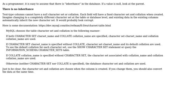 Databases: Removing per column and table collation and charset (3 Solutions!!) смотреть онлайн