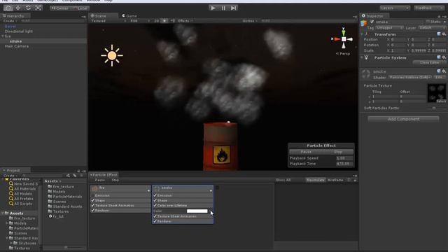 Unity3d / Feuer, Rauch und Explosionen #2 смотреть онлайн