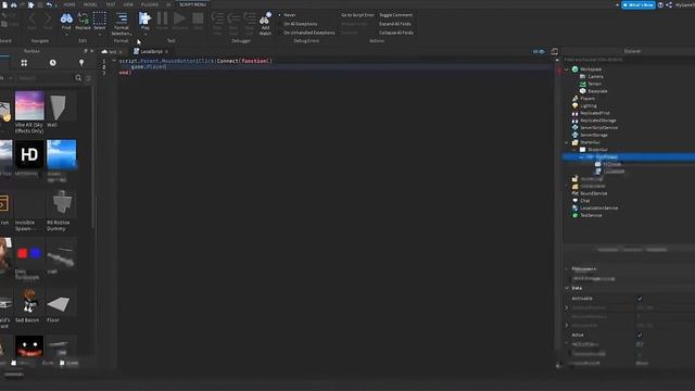 Roblox Studio : How to Create a Kick Button GUI ! Easyy!! смотреть онлайн