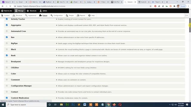 Enable or activate your modules in your first drupal 8 website смотреть онлайн