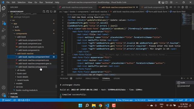 Display validation error message in reactive forms | Reactive forms in angular | Angular Tutorial смотреть онлайн