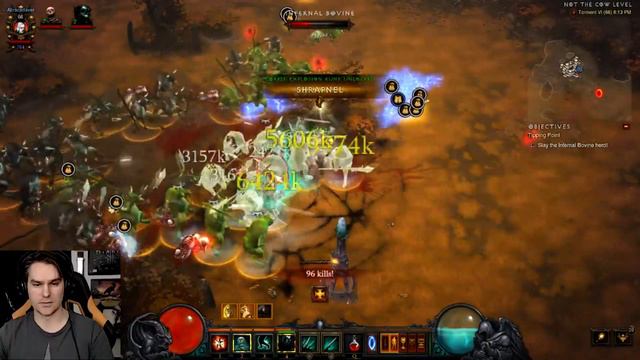 Diablo 3 - Hardcore Necro - Solo 1-70 in 11 min смотреть онлайн