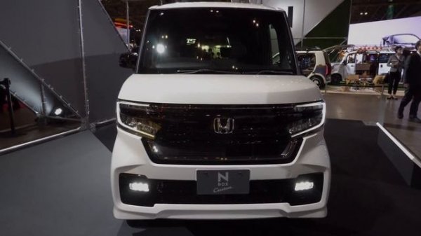 2022 HONDA N BOX Custom L Turbo Style Black - New Honda N BOX 2022 - 新型 ホンダN BOX カスタム L ターボ 2022年モデ