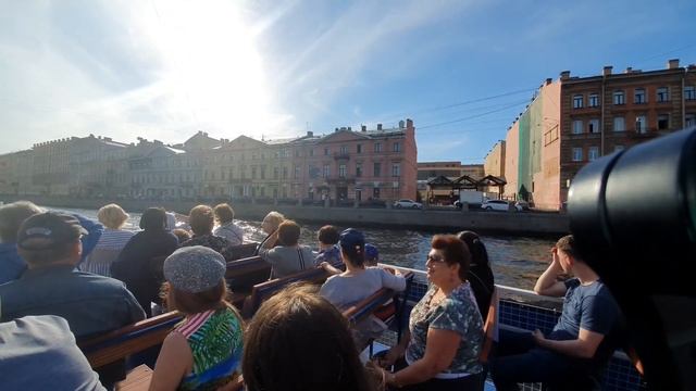 Прогулка по каналам и рекам Санкт - Петербурга. 2019 г. Июнь. смотреть онлайн