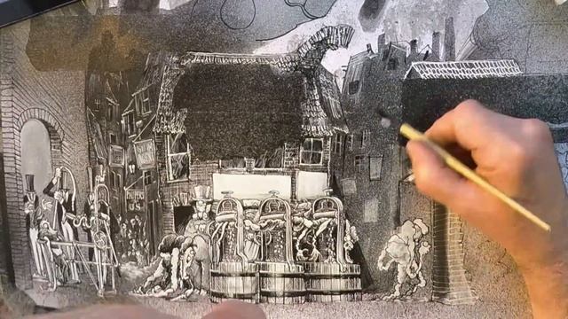 The Communist Manifesto by Martin Rowson: Timelapse смотреть онлайн