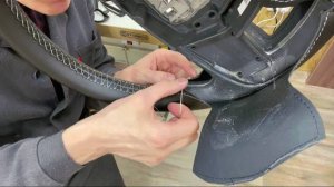 Перетяжка руля Renault Logan 2, часть 4