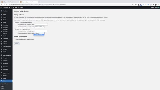 Tennis WordPress Theme - Install Demo Content смотреть онлайн