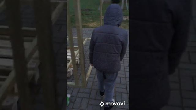 Детский домик своими руками. 1 часть (сборка каркаса) смотреть онлайн