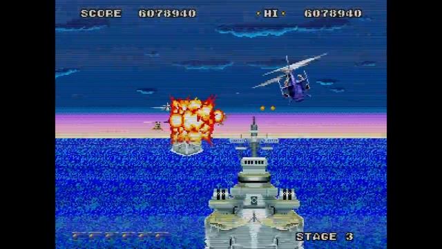 SEGA Genesis Classics - SUPER THUNDER BLADE [PS4] 30Min Heavy cheating + Beat game смотреть онлайн