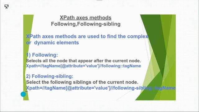 XPATH Tutorial# 6- XPATH AXES Method following | following-sibling смотреть онлайн