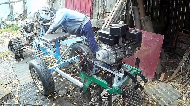 КАРТОФЕЛЕКОПАЛКУ цепляем на ЛЫЖНЫЙ МОДУЛЬ смотреть онлайн